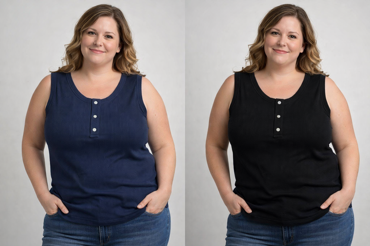 Womens Plus Size T-Shirts Tops Casual Button Down