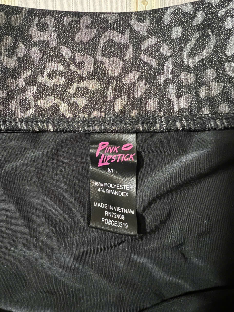 Silver Mini Skirt Animal Print Design - Image 4