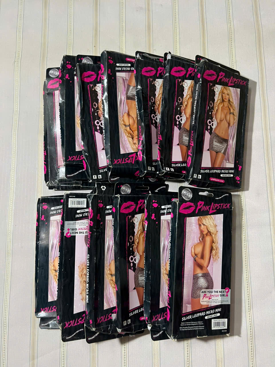 Silver Mini Skirt Animal Print Design - Image 5